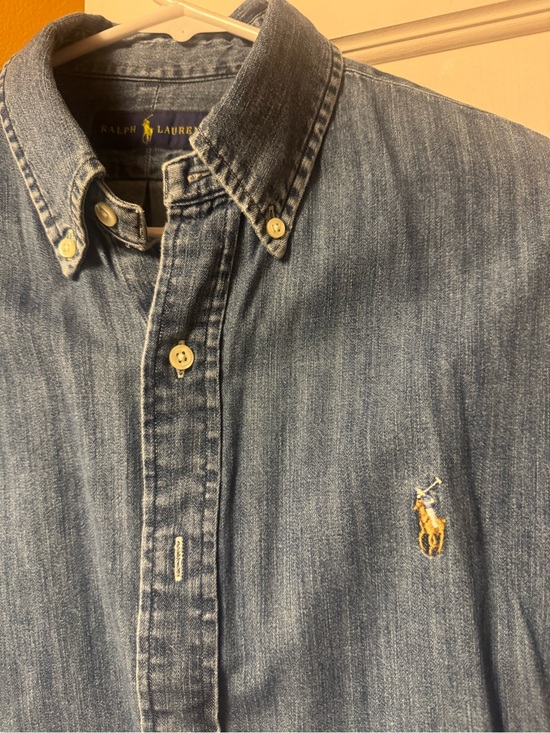 Ralph Lauren Other - Ralph Lauren Men's Denim Button-Down Shirt - Blue